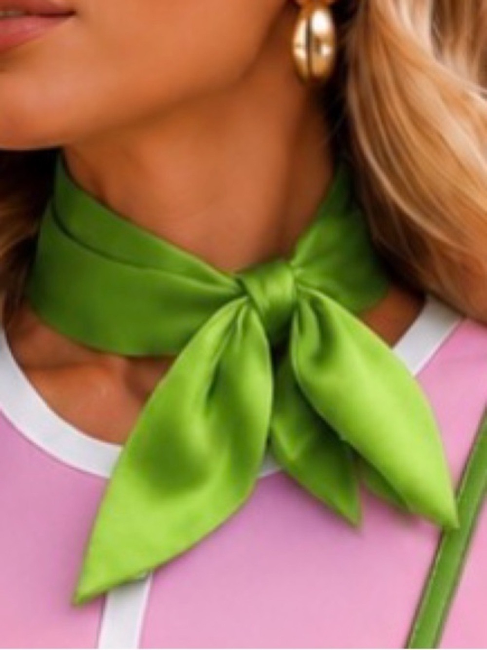 Gorgeous, chartreuse Lime Green Scarf
